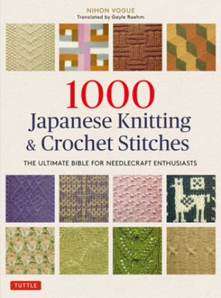 Könyv 1000 Japanese Knitting & Crochet Stitches Nihon Vogue