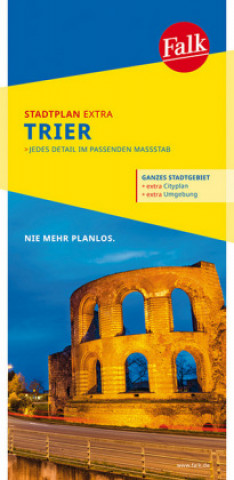 Nyomtatványok Falk Stadtplan Extra Trier 1:20.000 