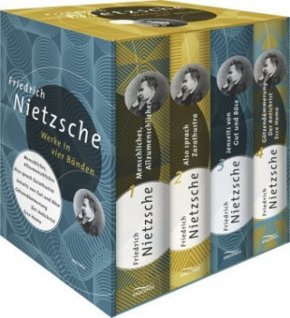 Könyv Friedrich Nietzsche, Werke in vier Bänden (Menschliches, Allzu Menschliches - Also sprach Zarathustra - Jenseits von Gut und Böse - Götzendämmerung/De 