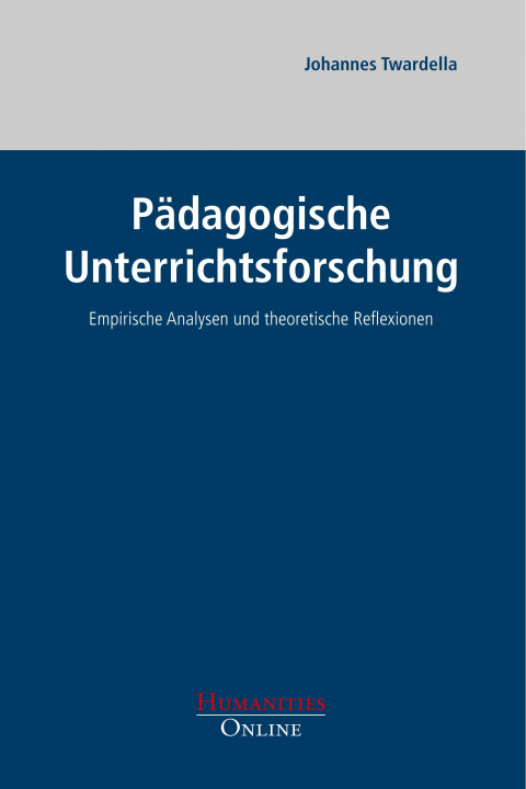 Knjiga Pädagogische Unterrichtsforschung 