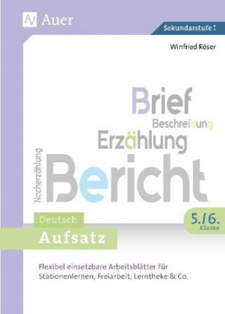 Książka Aufsatz 5./6. Klasse Winfried Röser