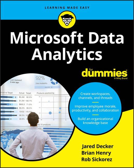 Книга Microsoft Data Analytics For Dummies Jared Decker