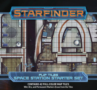 Hra/Hračka Starfinder Flip-Tiles: Space Station Starter Set Staff
