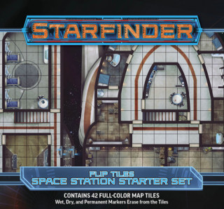 Gra/Zabawka Starfinder Flip-Tiles: Space Station Starter Set Staff