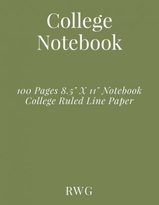 Könyv College Notebook 