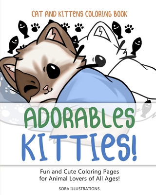 Kniha Cats and Kittens Coloring Book SORA ILLUSTRATIONS