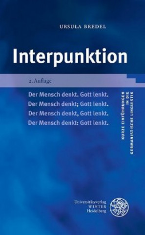 Kniha Interpunktion Ursula Bredel