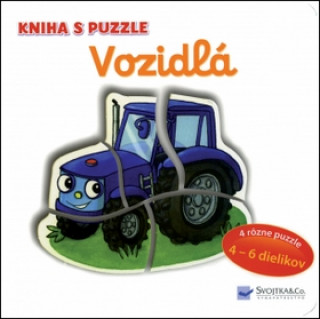 Book Vozidlá Kniha s puzzle Vera Bruggemann