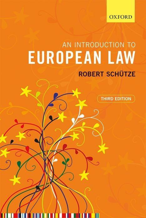 Carte Introduction to European Law Schutze