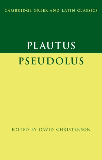 Könyv Plautus: Pseudolus 