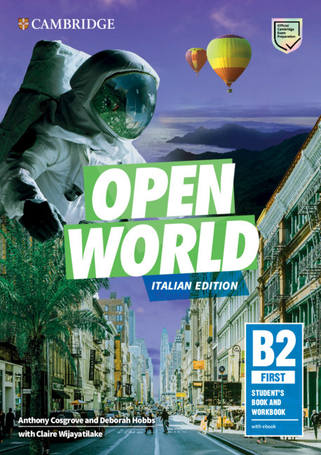 Book Open World First Student's Book and Workbook with eBook: Italian Edition Deborah Hobbs