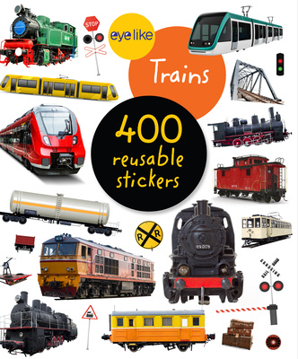 Kniha Eyelike Stickers: Trains 