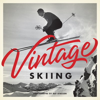 Carte Vintage Skiing Ray Atkeson