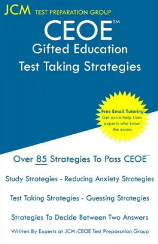 Knjiga CEOE Gifted Education - Test Taking Strategies Jcm-Ceoe Test Preparation Group