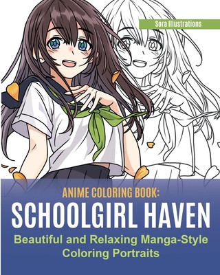 Kniha Anime Coloring Book 