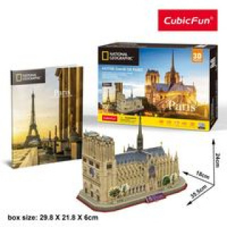 Joc / Jucărie Puzzle 3D National Geographic Notre-Dame 