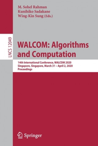 Book WALCOM: Algorithms and Computation Rahman M. Sohel