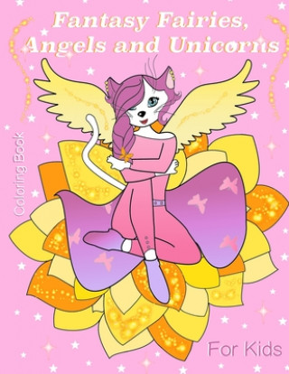 Book Fantasy Fairies, Angels and Unicorns 