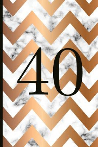 Книга 40: A Beautiful 40th Birthday Gift and Keepsake to Write Down Special Moments Peach Feather