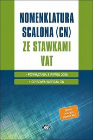 Carte Nomenklatura scalona (CN) ze stawkami VAT/KS1359 -