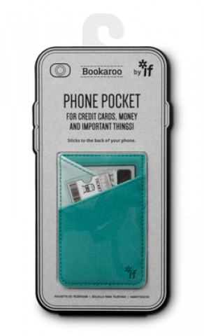 Papírenské zboží Bookaroo Phone pocket - portfel na telefon - turkusowy 