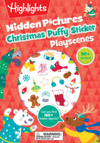 Carte Christmas Hidden Pictures Puffy Sticker Playscenes 