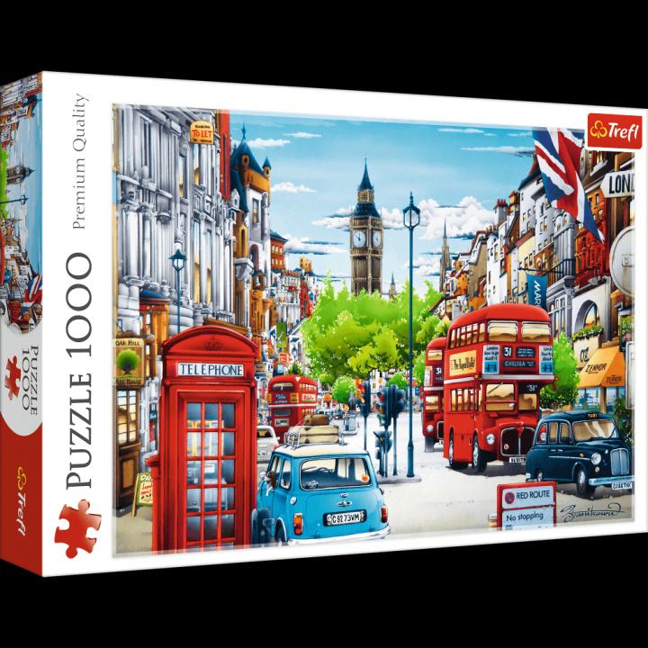 Hra/Hračka Puzzle Ulica Londynu 1000 