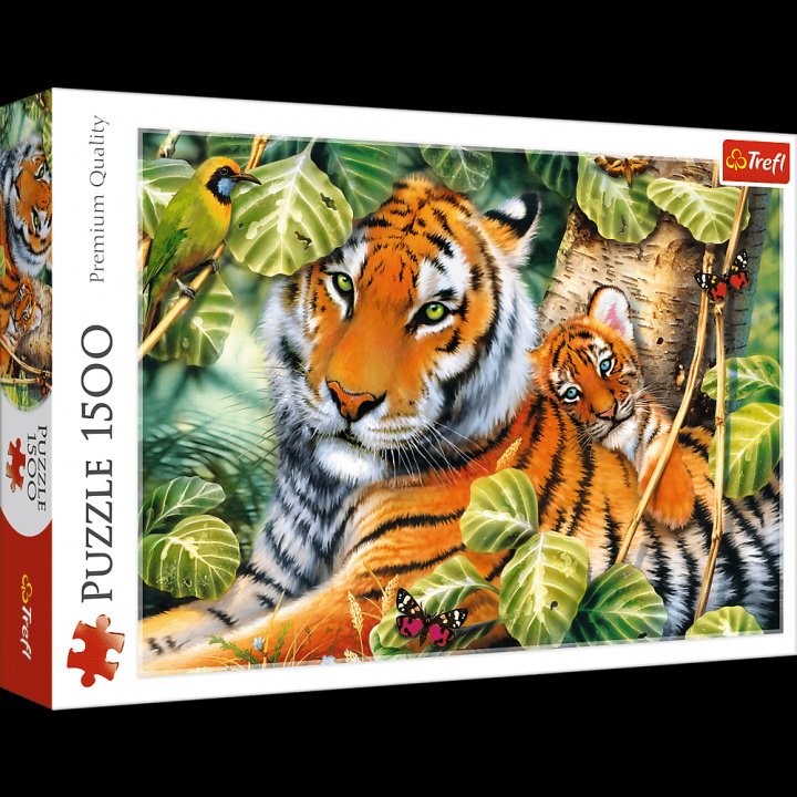 Hra/Hračka Puzzle Dwa tygrysy 1500 