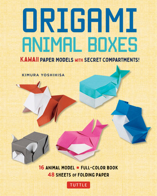 Knjiga Origami Animal Boxes Kit 