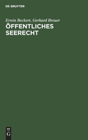 Kniha OEffentliches Seerecht Gerhard Breuer