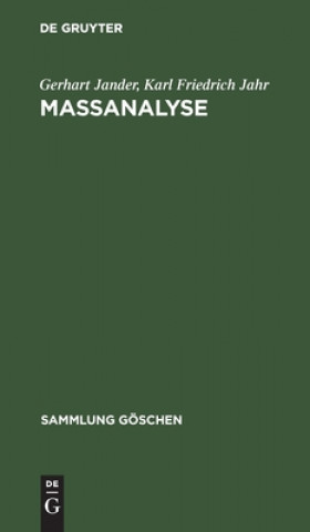 Knjiga Massanalyse Karl Friedrich Jahr