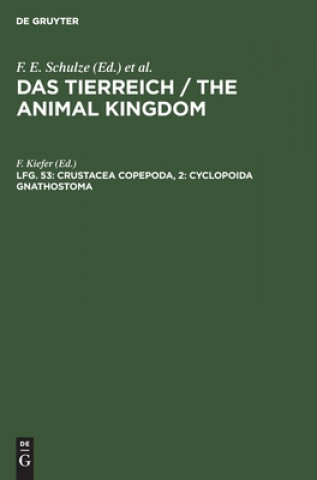 Kniha Crustacea Copepoda, 2: Cyclopoida Gnathostoma W. Kükenthal