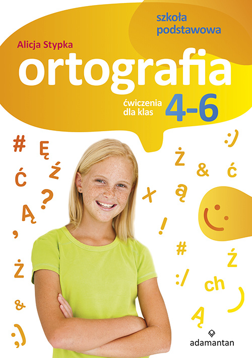 Kniha Ortografia Ćwiczenia dla klas 4-6 Stypka Alicja