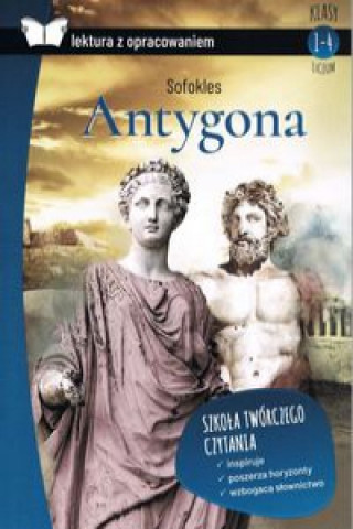 Kniha Antygona z opracowaniem Sofoklés