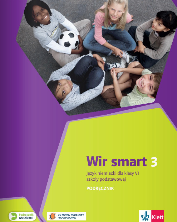 Book Wir smart 3 Język niemiecki dla klasy 6 Podręcznik z płytą CD Motta Giorgio