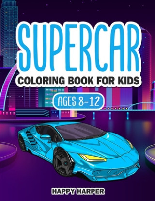 Könyv Supercar Coloring Book 