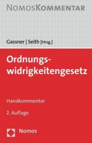 Книга Ordnungswidrigkeitengesetz Sebastian Seith