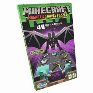 Game/Toy ThinkFun - 76402 - Minecraft - Das magnetische Reisespiel. Perfekt für die Reise und als Geschenk! Ein Logikspiel nicht nur für Minecraft-Fans 
