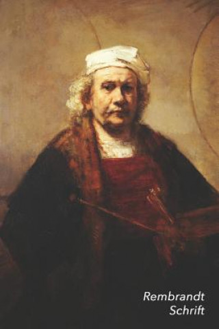 Βιβλίο Rembrandt Schrift: Zelfportret Met Twee Cirkels - Trendy & Hip Notitieboek - Ideaal Voor School, Studie, Recepten of Wachtwoorden Studio Landro