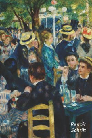 Carte Renoir Schrift: Bal Du Moulin de la Galette - Artistiek Notitieboek - Ideaal Voor School, Studie, Recepten of Wachtwoorden Studio Landro