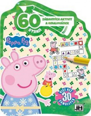 Book 60 zábavných aktivit a omalovánek Peppa Pig 