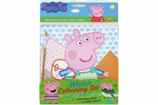 Papírenské zboží Vodové omalovánky se štětcem Peppa Pig 