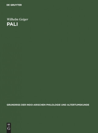 Knjiga Pali Wilhelm Geiger