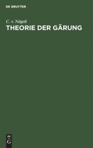 Kniha Theorie Der Garung 