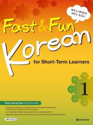 Kniha Fast & Fun Korean for Short -Term Learners 1 (A1) (englische Ausgabe). Kurs- und Übungsbuch + MP3 CD 