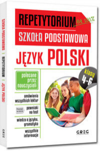 Kniha Repetytorium Szkoła podstawowa 4-6 Język polski 