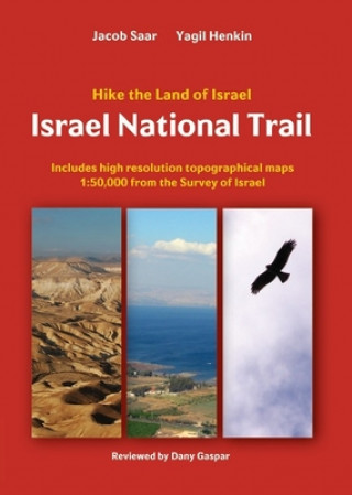 Carte Israel National Trail Jacob Saar