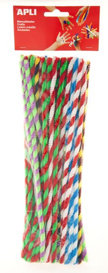 Papírenské zboží APLI modelovací drátky Twist 30 cm - mix kroucených barev 50 ks 