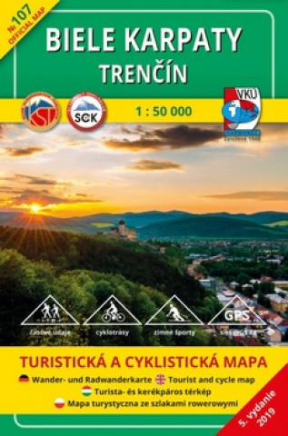 Tlačovina Biele Karpaty Trenčín 1 : 50 000 