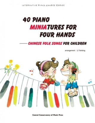 Kniha 40 PIANO MINIATURES FOR FOUR HANDS 